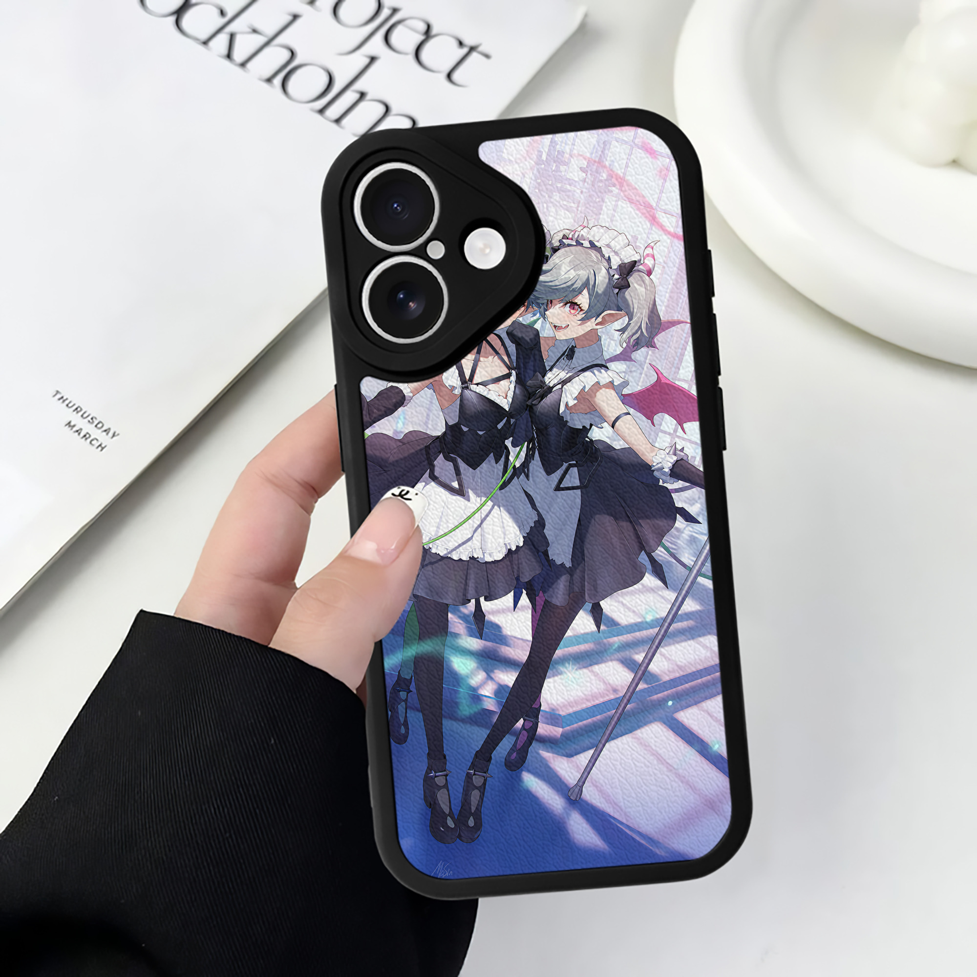 （画像用） 遊☆戯☆王 Yu-Gi-Oh! 【iPhone 16シリーズ対応】シリコンスマホケース（レザー調） 材質：シリコン